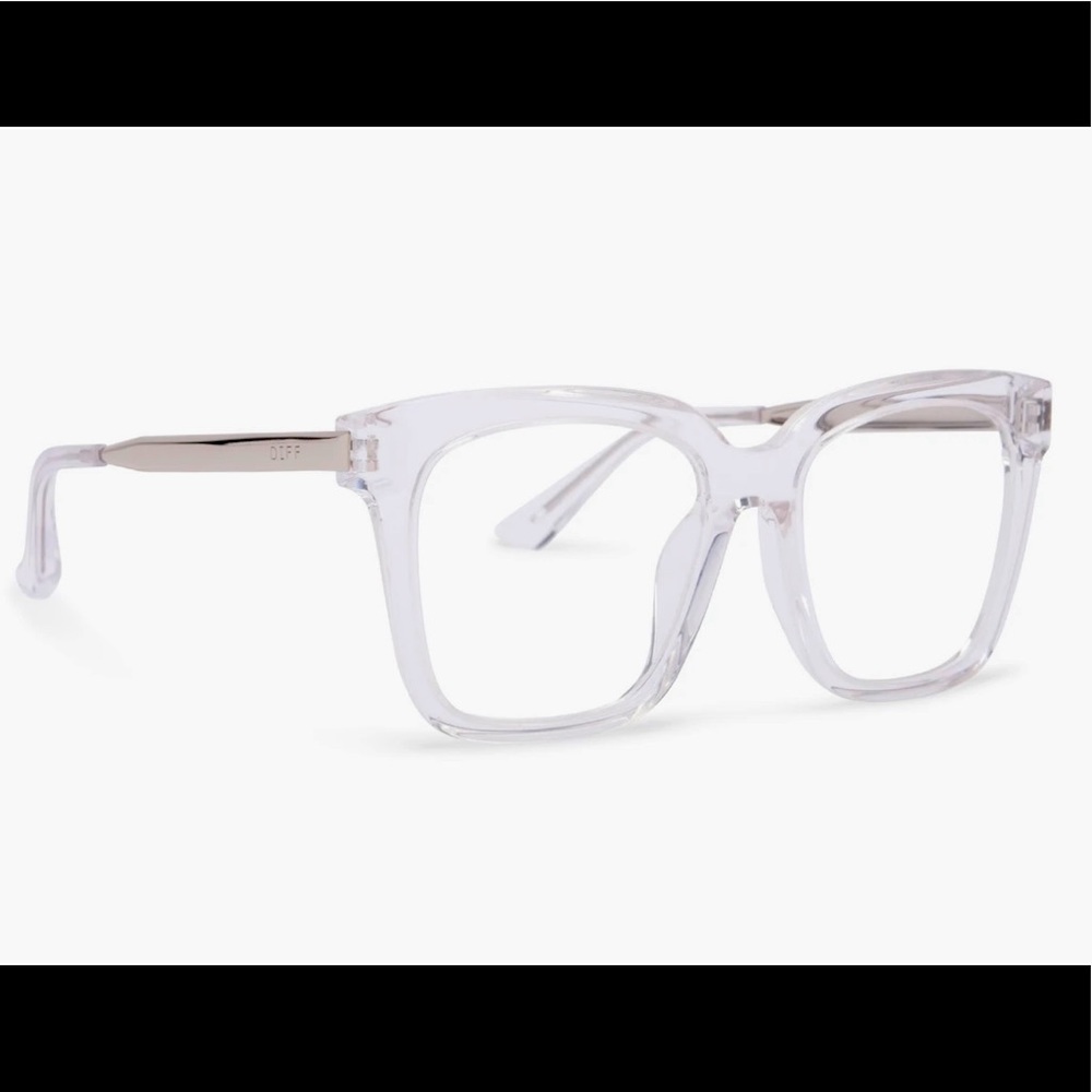 DIFF Bella Blue Light glasses. Sold out, clear.